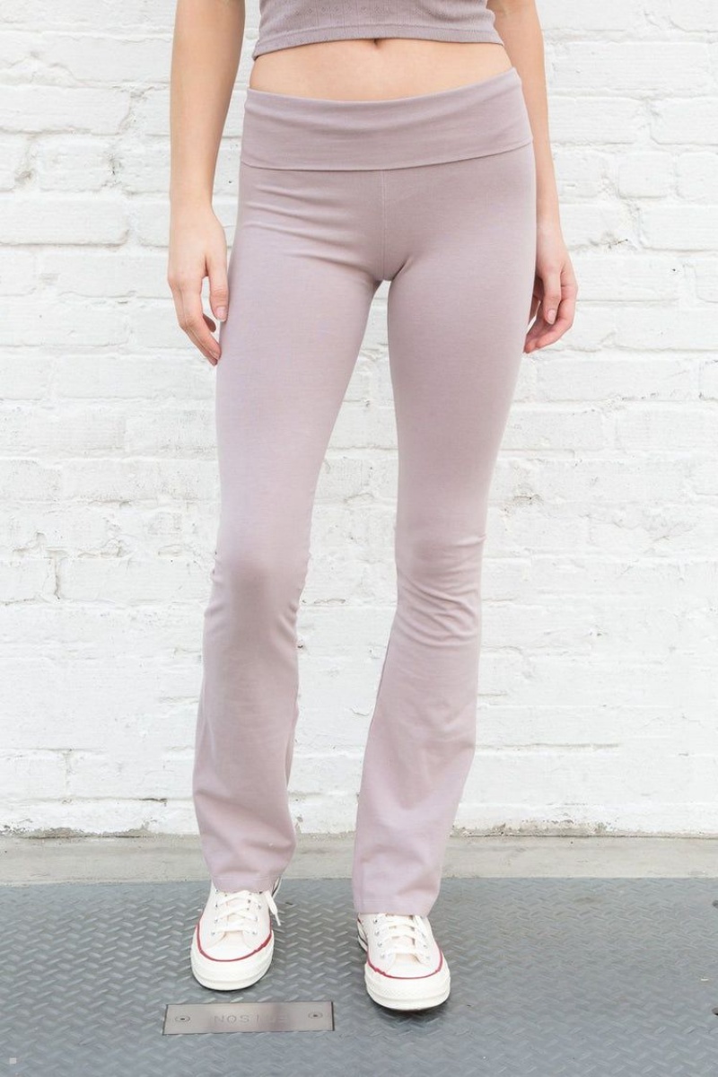 Pantalon Brandy Melville Priscilla Violette Clair | ANY-31095138